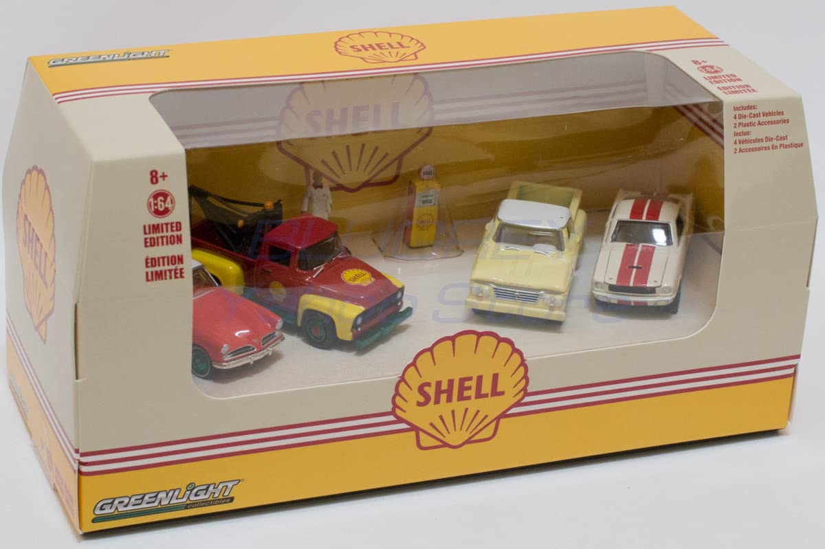 GREENLIGHT ミニカー 5台セット Amazon | グリーンライト 1/64 マルチカー ジオラマ シェル